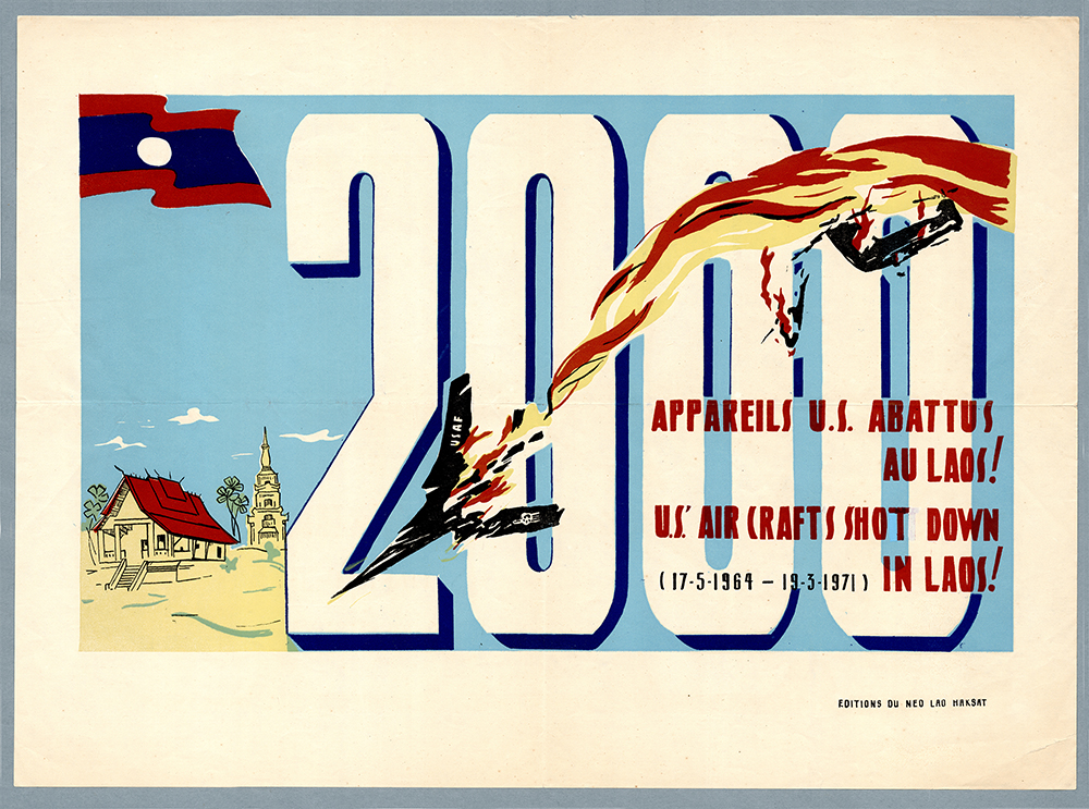 IISH Collections | Blog | 2.000 planes shot down Laos Poster | Photo by IISH
