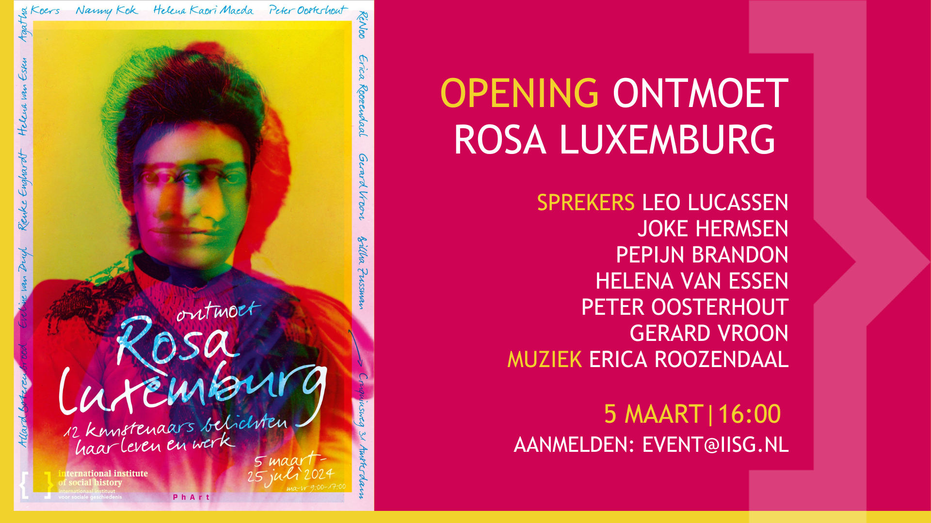 Opening Ontmoet Rosa Luxemburg