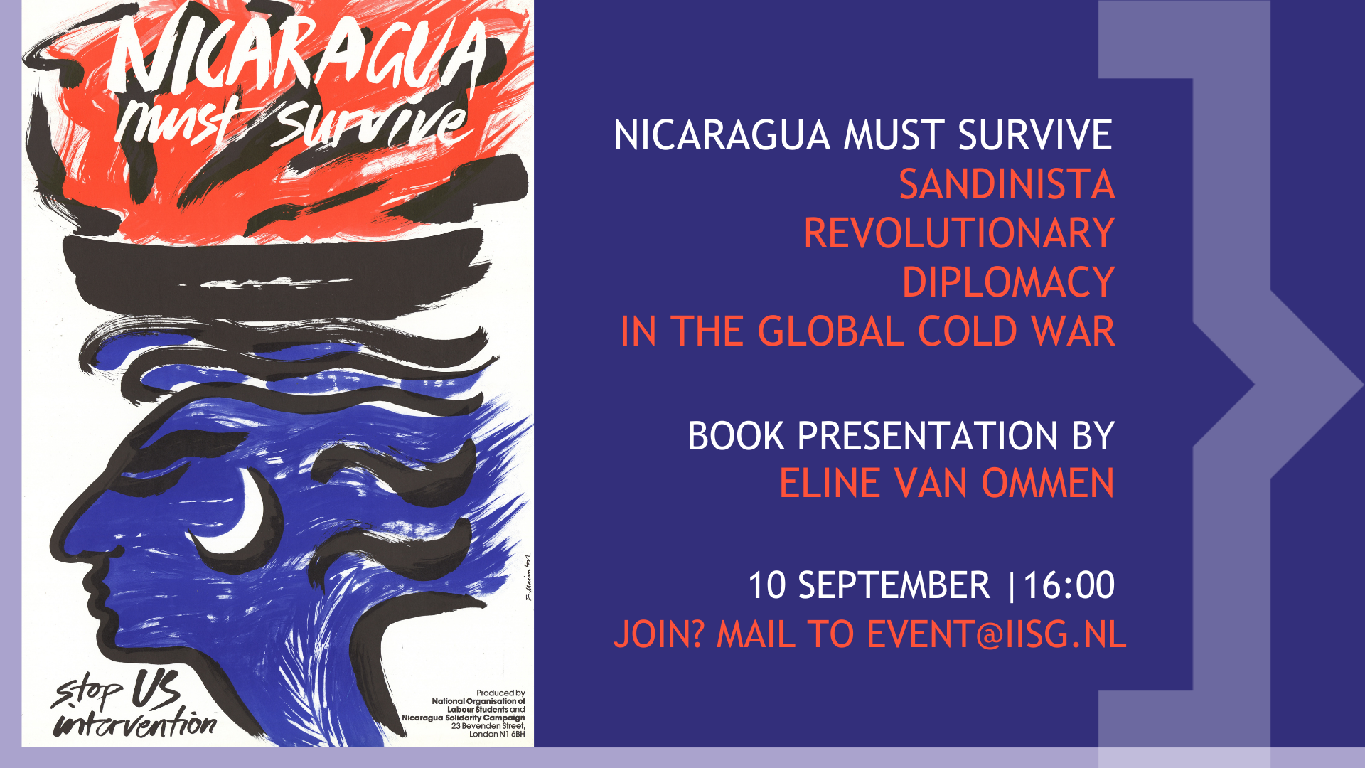 IISG event: Nicaragua must survive