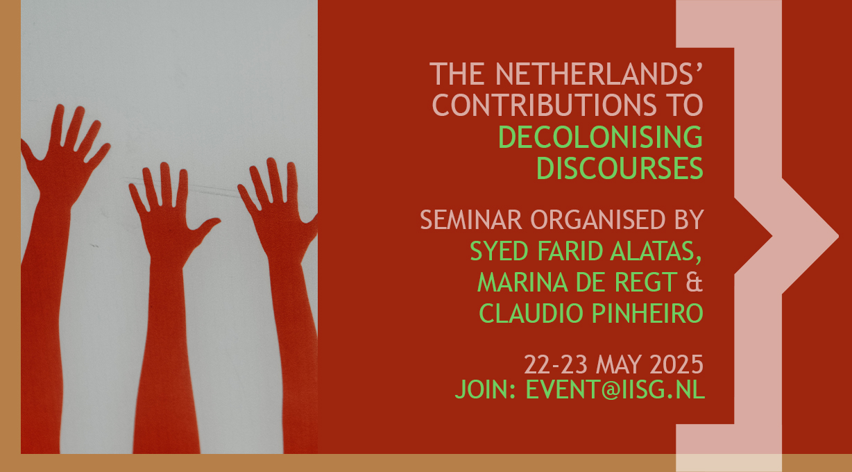 Netherlands' contributions to decolonising discourses