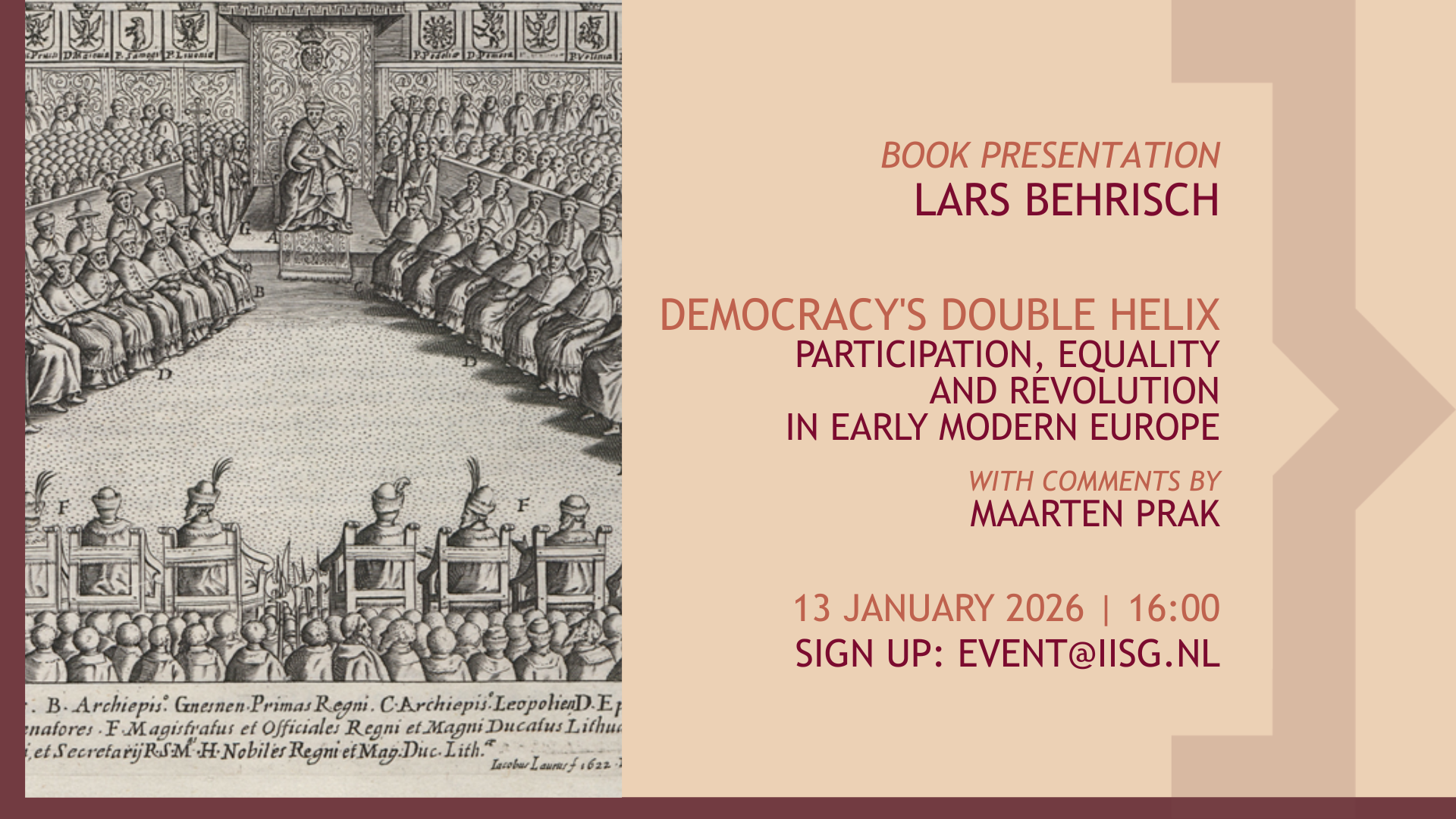 Announcement lecture Lars Behrisch 