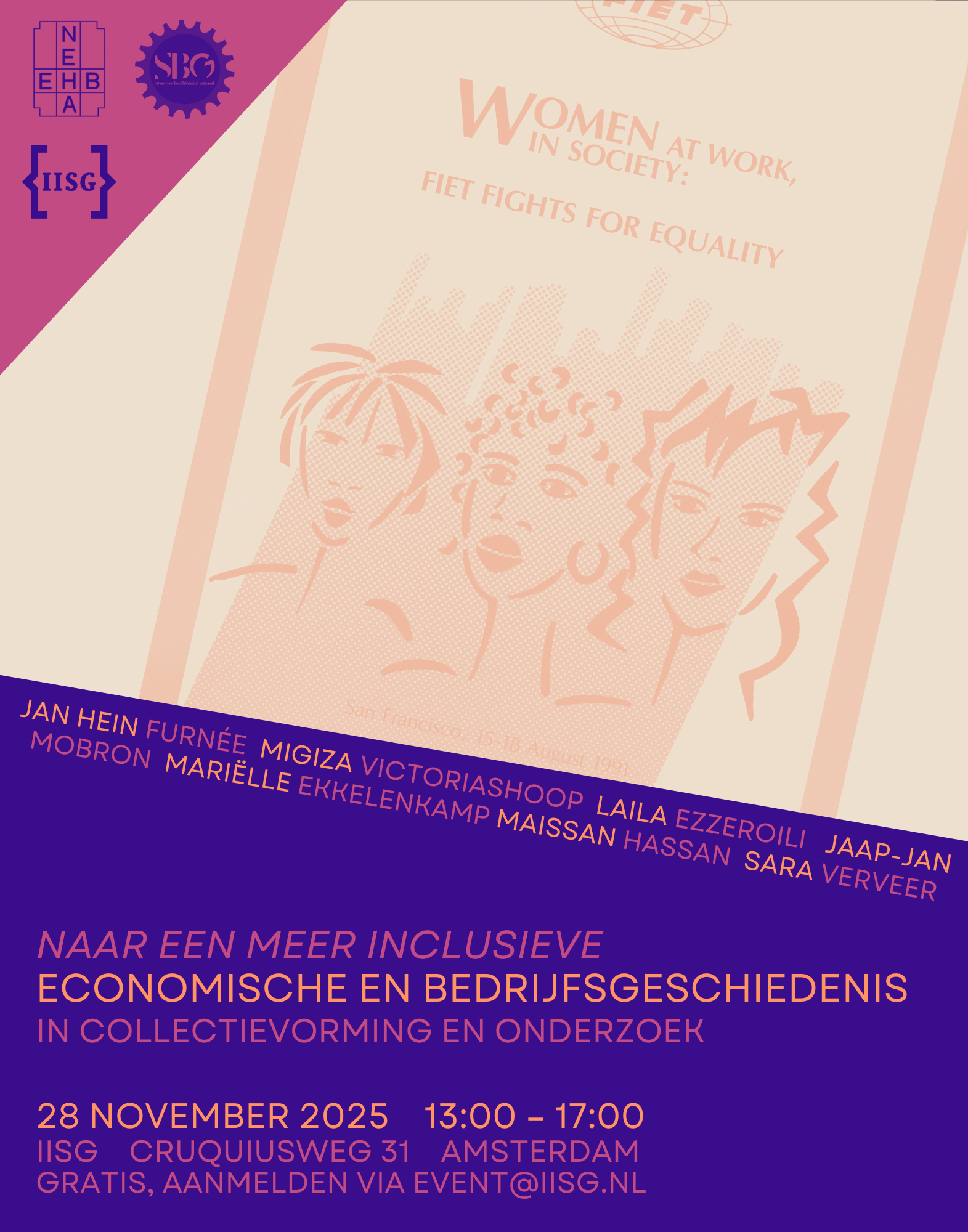 Aankondiging Naar een meer inclusieve economische en bedrijfsgeschiedenis