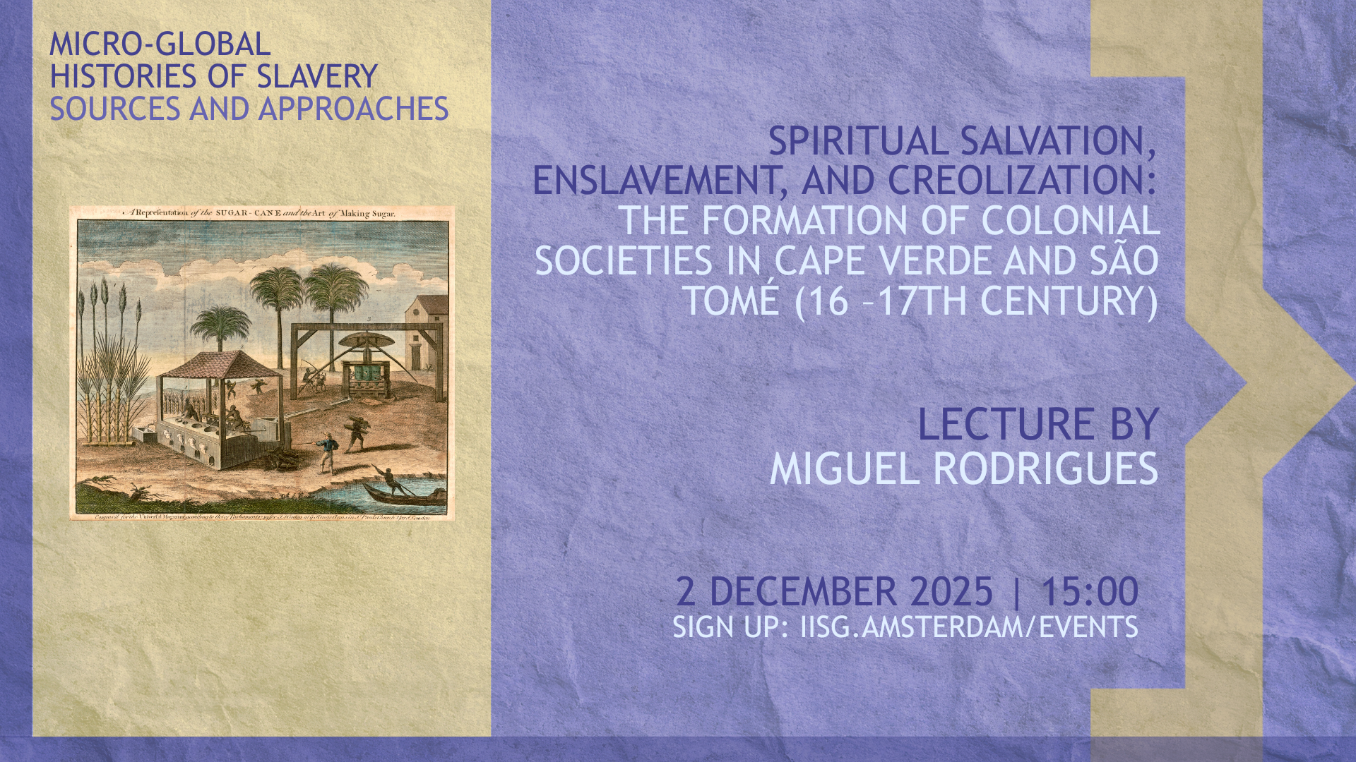 Announcement Micro-Global Histories of Slavery 1