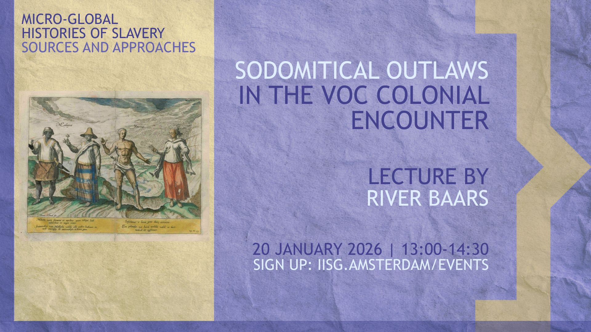 Announcement Micro-Global Histories of Slavery: Sources and Approaches