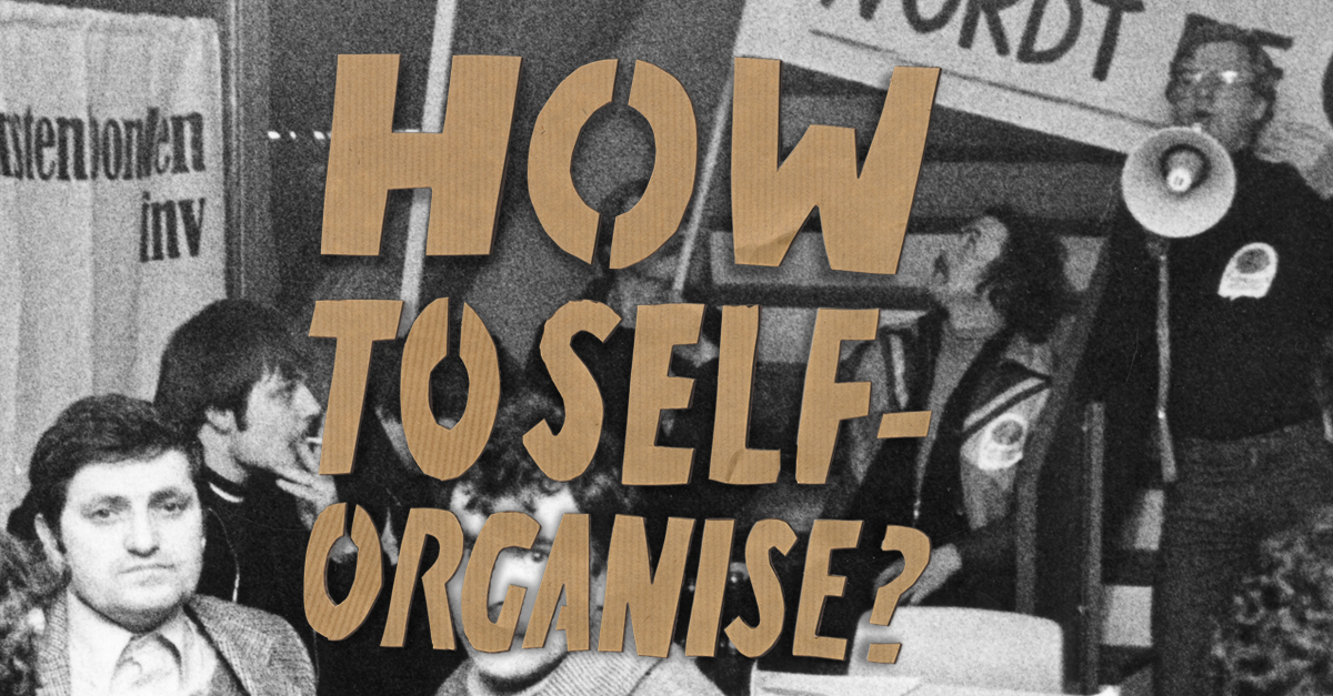 Cover detail of Rosa Kösters' book 'How to Self-Organize'