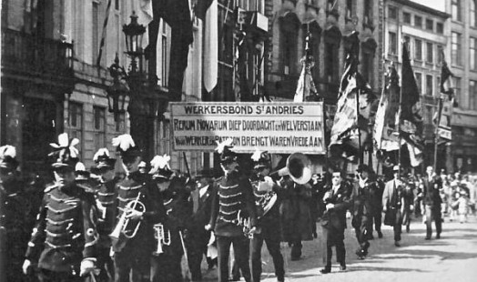 Labour Union demonstration in 1900 - Photo: IISH Collections