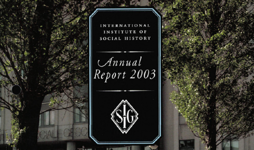 IISH Annual Report 2003