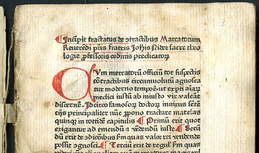 Johannis Nider, Tractatus de contractibus mercatorum (1468)