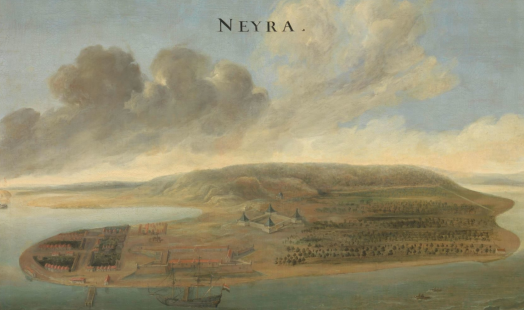 Two views of Dutch East India Trading Posts