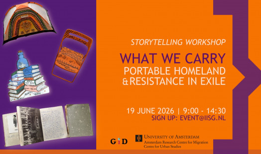Storytelling Workshop: Wat we met ons meedragen – een draagbaar thuisland en verzet in ballingschap